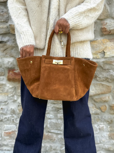 Sac en daim Irna - Camel