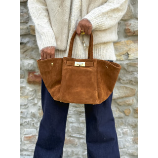 Sac en daim Irna - Camel