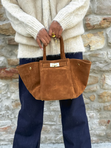 Sac en daim Irna - Camel