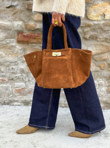 Sac en daim Irna - Camel