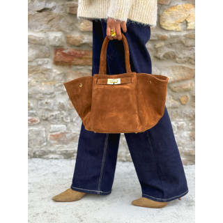 Sac en daim Irna - Camel