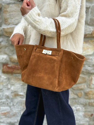 Sac en daim Irna - Camel
