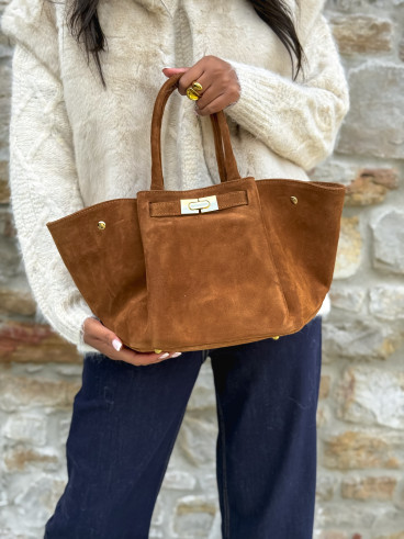 Sac en daim Irna - Camel