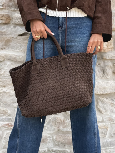 Sac à main Aélia - Chocolat