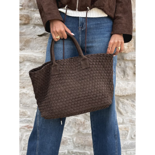 Sac à main Aélia - Chocolat