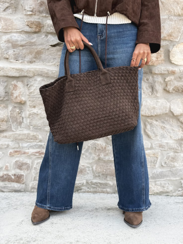 Sac à main Aélia - Chocolat