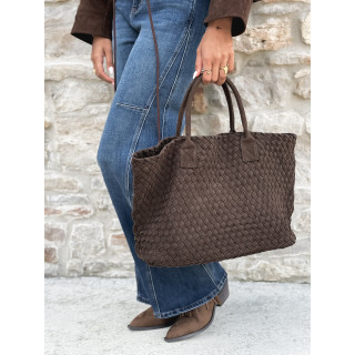 Sac à main Aélia - Chocolat