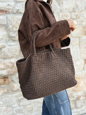 Sac à main Aélia - Chocolat