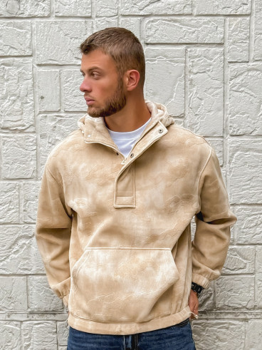 Pull à capuche Laurenz - Beige