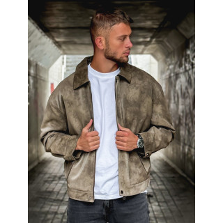 Veste en simili cuir Éloan - Chocolat