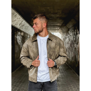 Veste en simili cuir Éloan - Chocolat