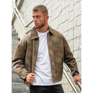 Veste en simili cuir Éloan - Chocolat