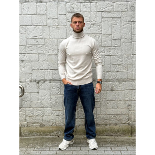 Pull col roulé Gaspard - Beige