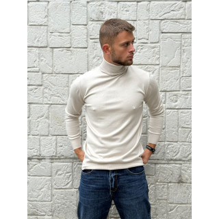 Pull col roulé Gaspard - Beige