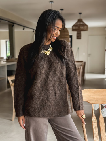 Pull Sam - Chocolat