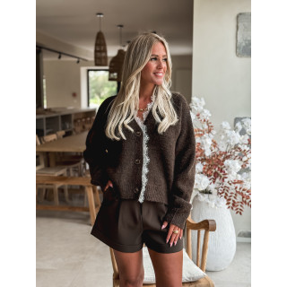 Gilet Ayala - Chocolat