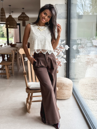 Pantalon Sorenza - Chocolat