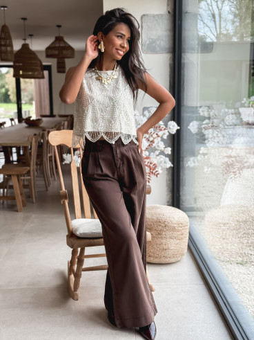 Pantalon Sorenza - Chocolat