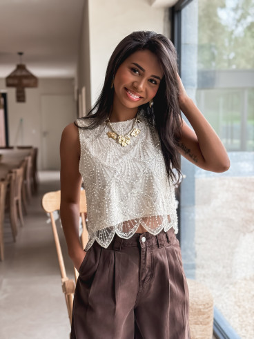 Blouse Niobé - Ecru