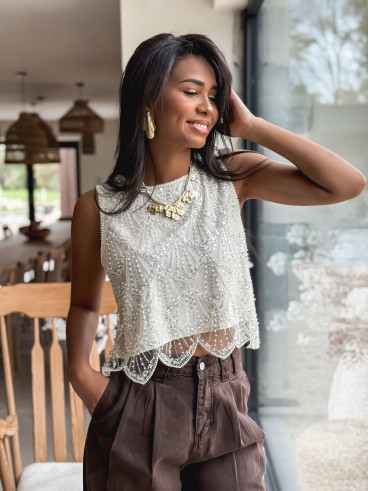 Blouse Niobé - Ecru