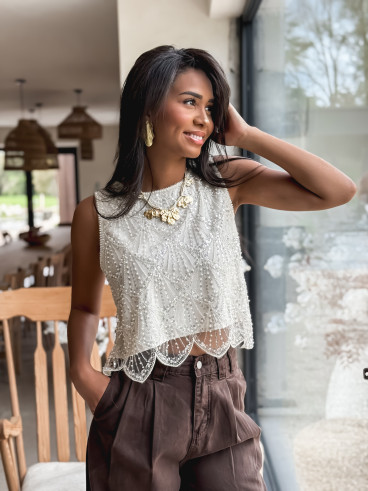 Blouse Niobé - Ecru