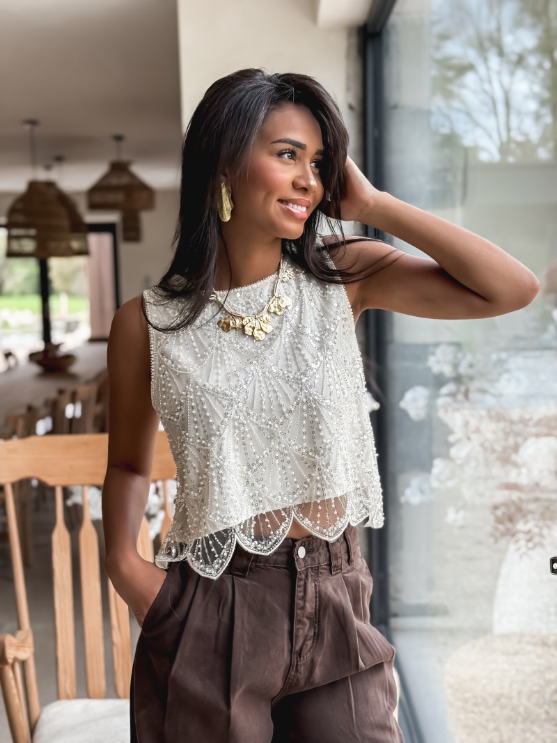 Blouse Niobé - Ecru
