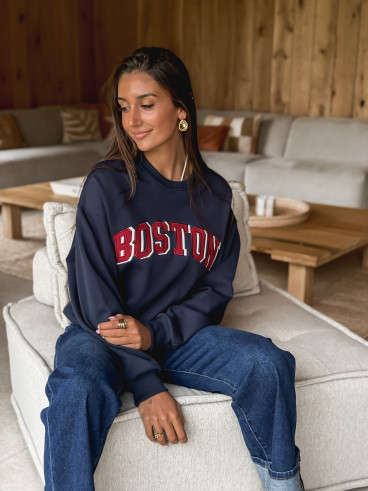 Pull Emery - Bleu marine
