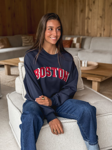 Pull Emery - Bleu marine