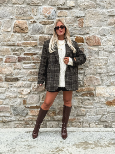 Manteau Abigael - Chocolat