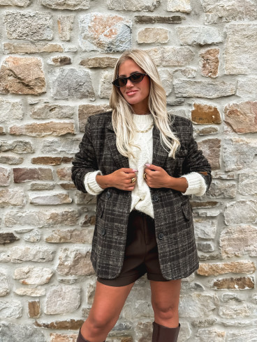 Manteau Abigael - Chocolat