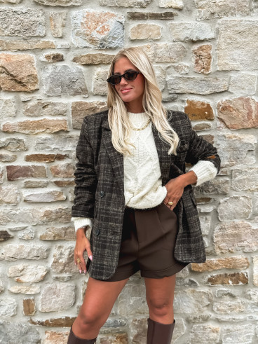 Manteau Abigael - Chocolat