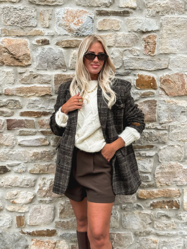 Manteau Abigael - Chocolat