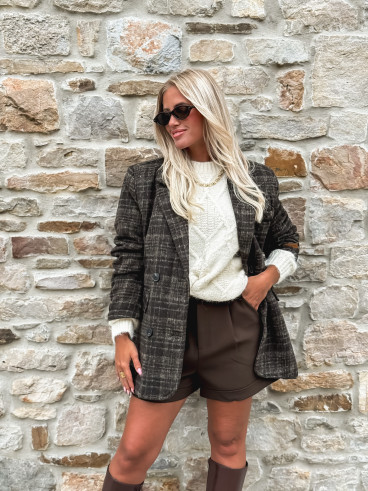 Manteau Abigael - Chocolat