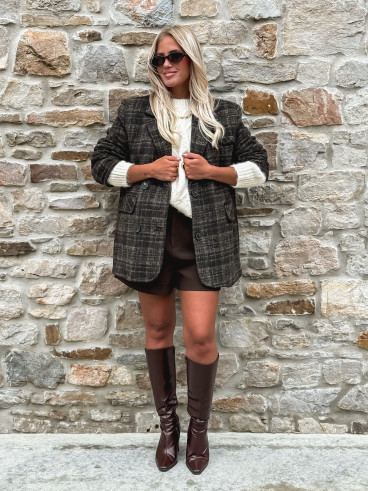 Manteau Abigael - Chocolat