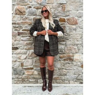 Manteau Abigael - Chocolat
