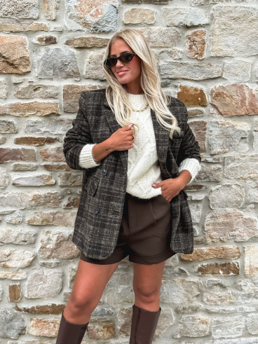 Manteau Abigael - Chocolat