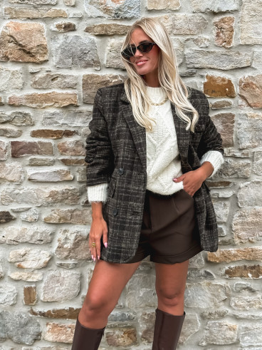 Manteau Abigael - Chocolat