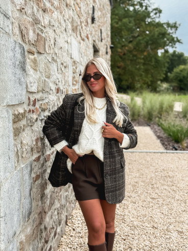 Manteau Abigael - Chocolat