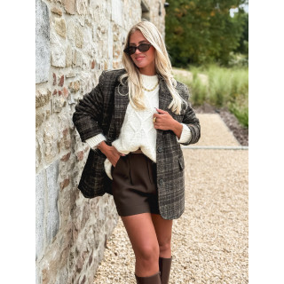 Manteau Abigael - Chocolat