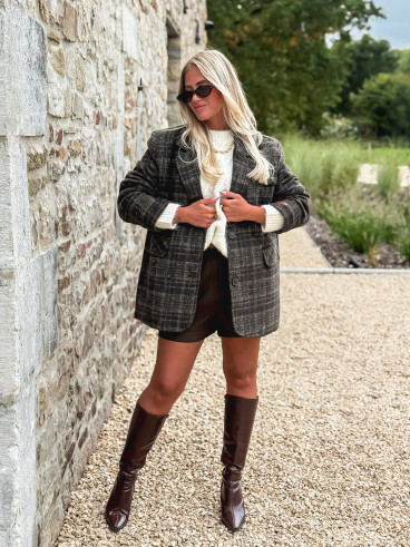 Manteau Abigael - Chocolat