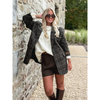 Manteau Abigael - Chocolat