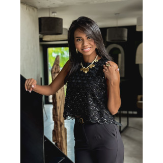 Blouse Myrrine - Noir