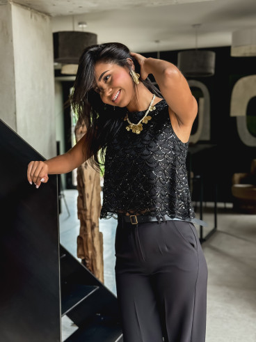 Blouse Myrrine - Noir