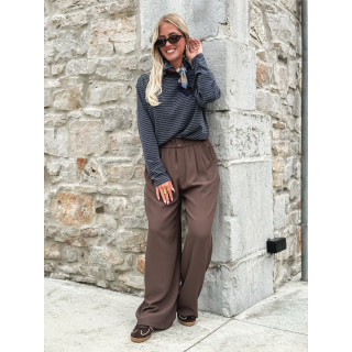 Pull ligné Maïwenn - Bleu marine