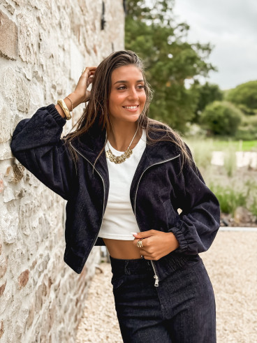 Gilet Islina - Bleu foncé