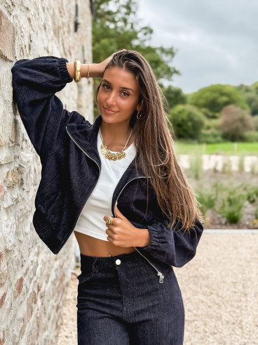 Gilet Islina - Bleu foncé
