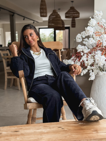 Pantalon Islina - Bleu foncé