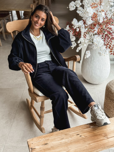 Pantalon Islina - Bleu foncé