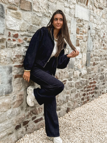 Pantalon Islina - Bleu foncé