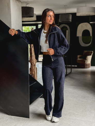 Pantalon Islina - Bleu foncé